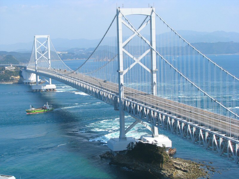 海の上の大きな橋